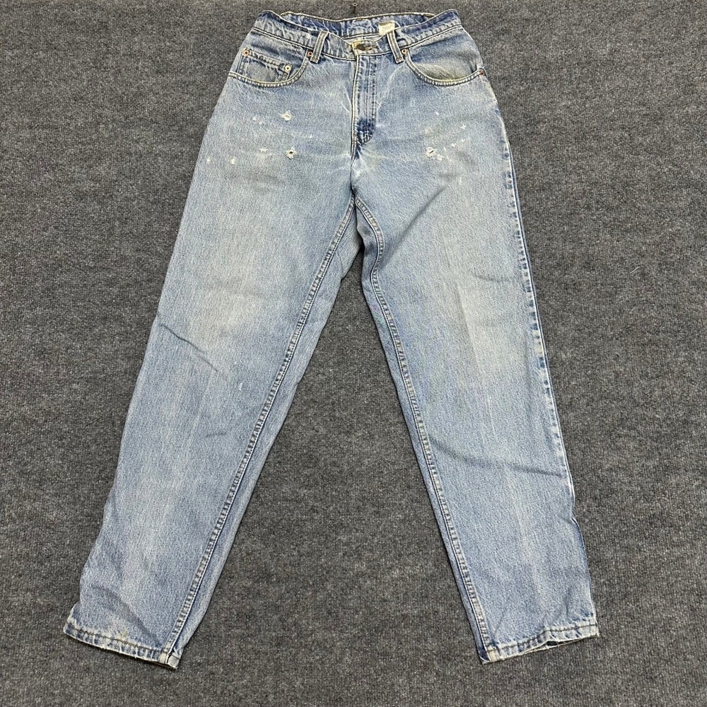 Levi's Jeans Mens Size 31x32 Light Wash 560 Loose Fit Tapered Distressed USA